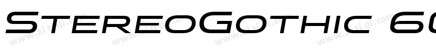 StereoGothic 600字体转换